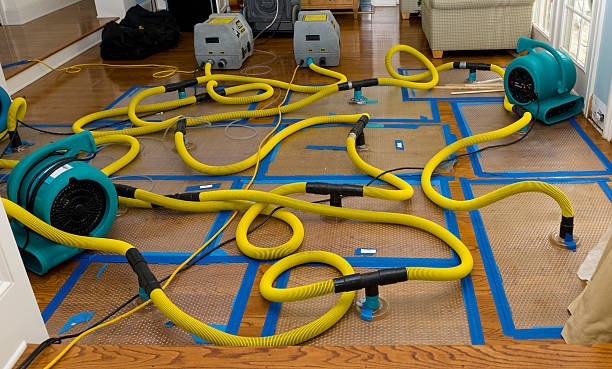 Professional Crawl Space Water Removal technician working in Mendham, NJ